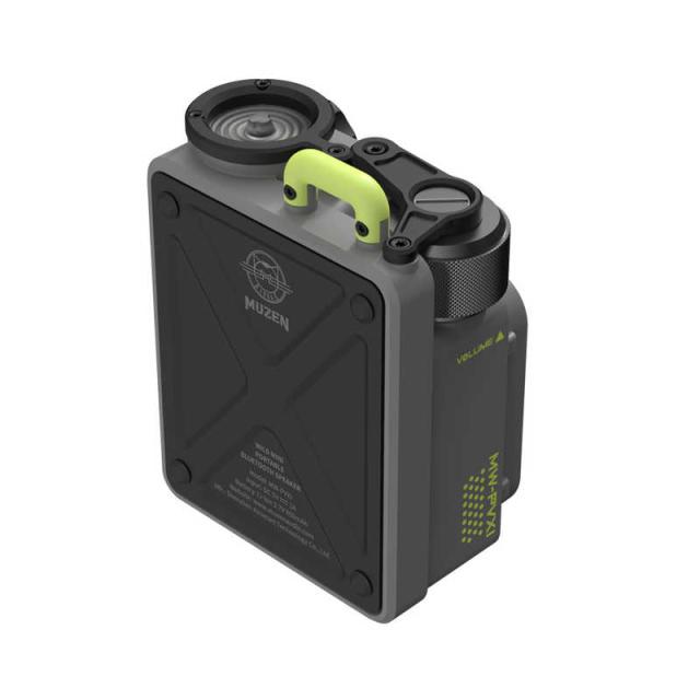 MUZEN　ブルートゥーススピーカー Wild Mini 第2世代 ［防水 /Bluetooth対応］ メタルグレー　MW-PVXI2MetalGray_3