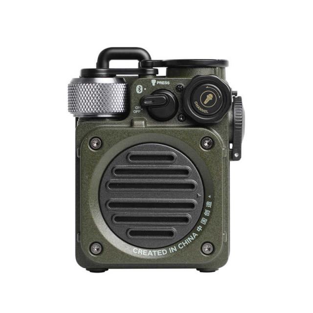 MUZEN　ブルートゥーススピーカー Wild Mini 第2世代 ［防水 /Bluetooth対応］　MW-PVXI2Junglegreen_1
