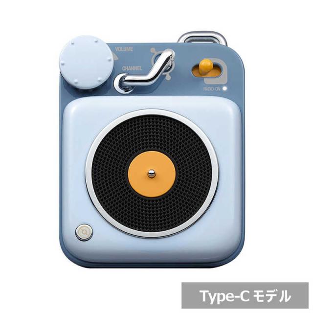 MUZEN　Button 第二世代 sky blue Bluetoothスピーカー(TYPE-C)　MW-P1I2B