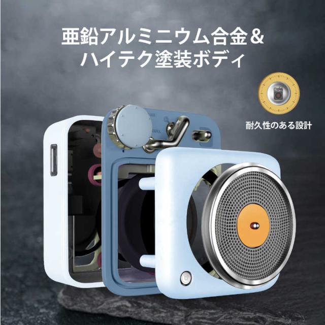 MUZEN　Button 第二世代 sky blue Bluetoothスピーカー(TYPE-C)　MW-P1I2B_2