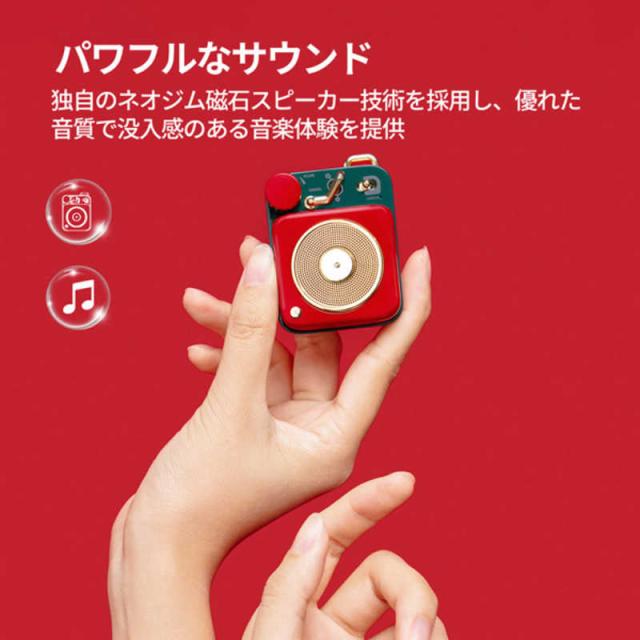 MUZEN　Button 第二世代 Cherry red Bluetoothスピーカー(TYPE-C)　MW-P1I2R_6