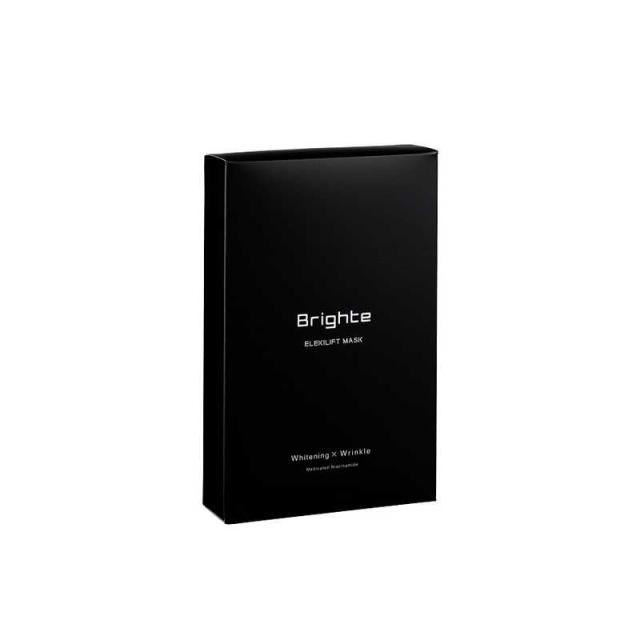 BRIGHTE　エレキマスク(18ml×5枚)薬用成分ナイアシンアミド配合美顔器専用シートマスク　エレキリフトマスク