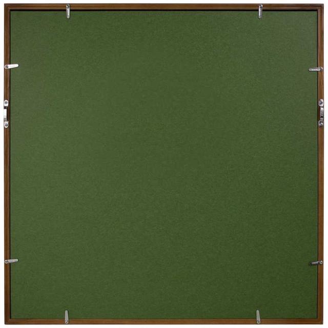 同志舎　木製額(正方形サイズ) スロープ 40角 ブラウン　スロープブラウン40X40_2