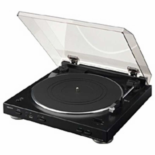 送料無料/新品】 デノン DENON レコードプレーヤー(ブラック) [USB