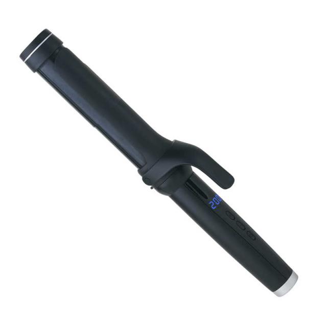 AGETUYA　URU カールアイロン 38mm 100℃〜200℃ 交流(コード)式 ブラック　AG-0007-BK