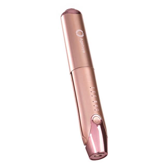 AGETUYA　コードレス3ミニヘアアイロン ［充電式］ ピンク　AG-0008-PK