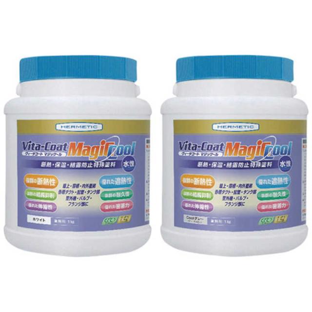 日本ヘルメチックス　断熱・遮熱・結露抑制塗料 Magicool ホワイト 16L　MAGICOOLW16