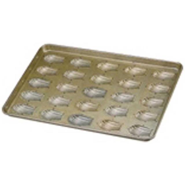 千代田金属工業　シリコン加工 貝型マドレーヌ型天板 (25ヶ取)　WTV16の通販は