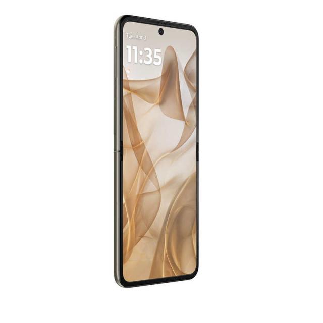 モトローラ　SIMフリースマートフォン motorola razr 50 / Dimensity 7300X / 6.9インチ 12GB+512GB サンドクリーム　PB230001JP_11