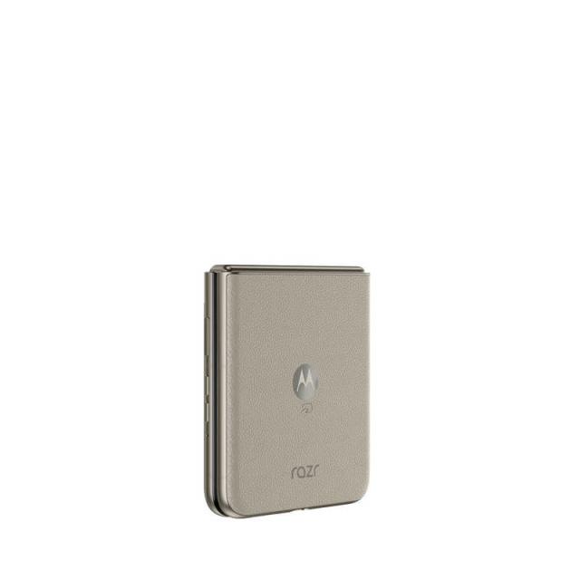 モトローラ　SIMフリースマートフォン motorola razr 50 / Dimensity 7300X / 6.9インチ 12GB+512GB サンドクリーム　PB230001JP_17