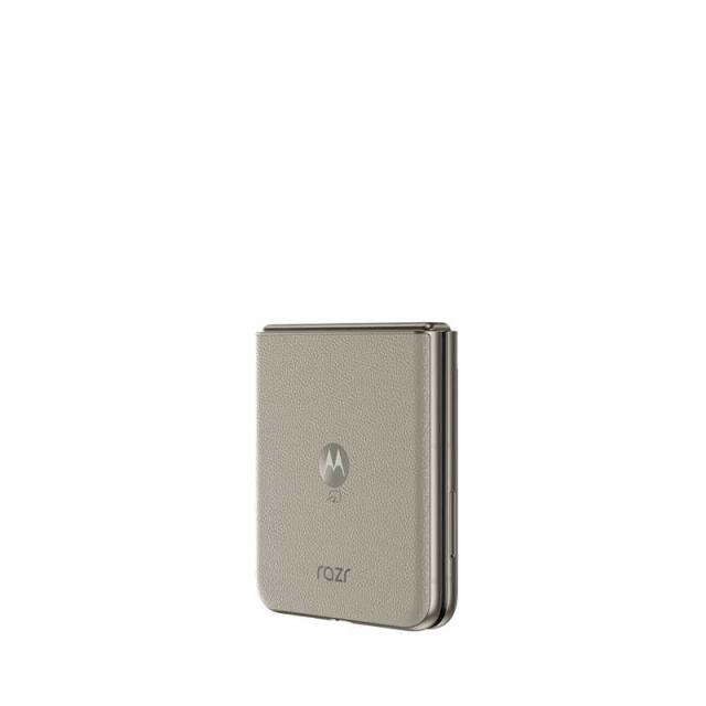 モトローラ　SIMフリースマートフォン motorola razr 50 / Dimensity 7300X / 6.9インチ 12GB+512GB サンドクリーム　PB230001JP_18