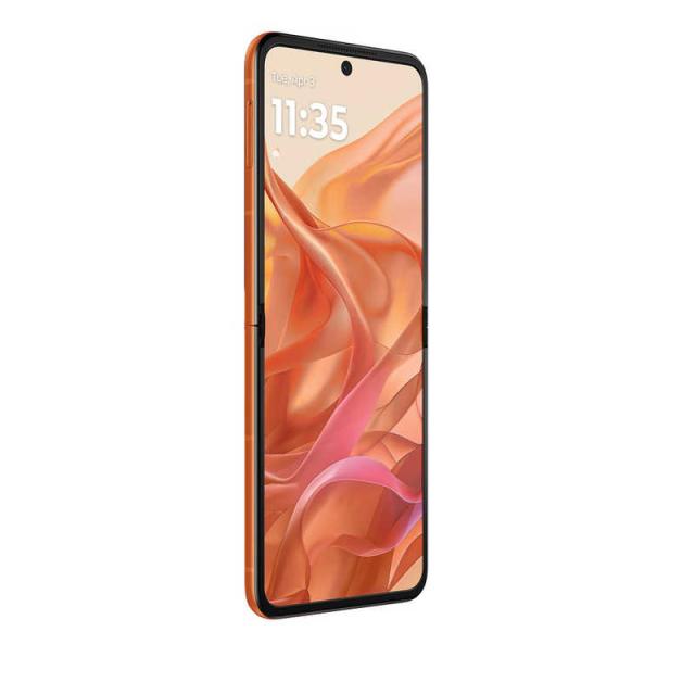 モトローラ　SIMフリースマートフォン motorola razr 50 / Dimensity 7300X / 6.9インチ 12GB+512GB スプリッツオレンジ　PB230002JP_10