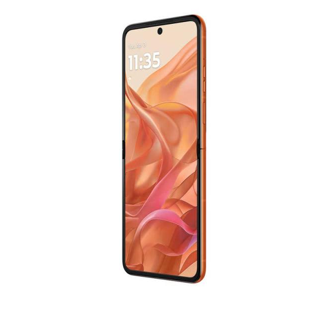 モトローラ　SIMフリースマートフォン motorola razr 50 / Dimensity 7300X / 6.9インチ 12GB+512GB スプリッツオレンジ　PB230002JP_11