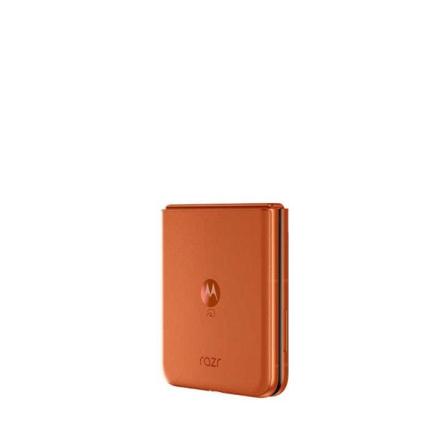 モトローラ　SIMフリースマートフォン motorola razr 50 / Dimensity 7300X / 6.9インチ 12GB+512GB スプリッツオレンジ　PB230002JP_18