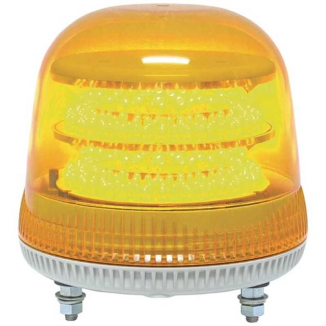 日惠製作所　NIKKEI ニコモア VL17R型 LED回転灯 170パイ 黄　VL17M-100APY