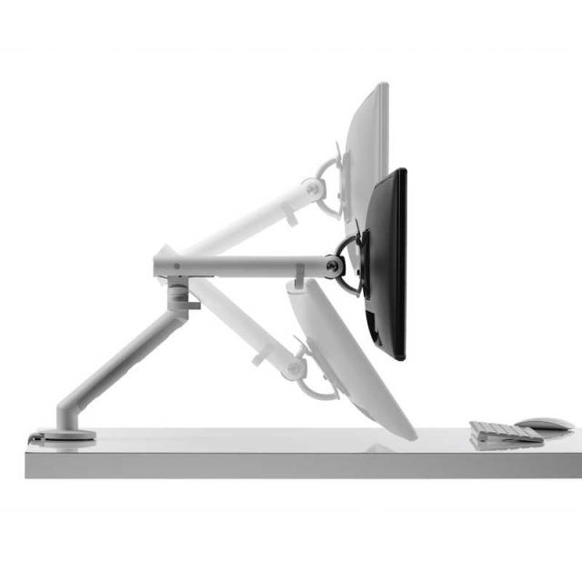 COLEBROOKBOSSONSAUND　Flo スプリング式 シングルモニターアーム ホワイト ホワイト　CBSFLOWHITEの通販は