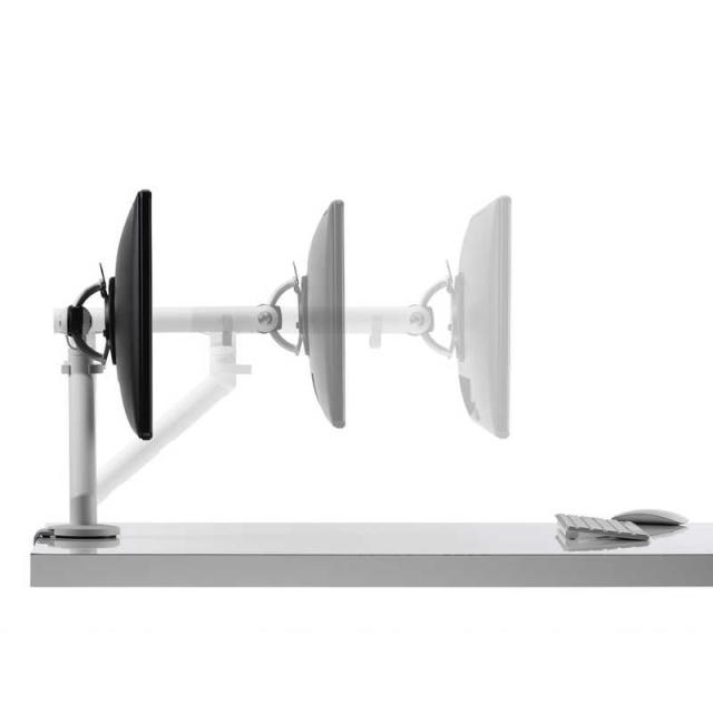 COLEBROOKBOSSONSAUND　Flo スプリング式 シングルモニターアーム ホワイト ホワイト　CBSFLOWHITEの通販は