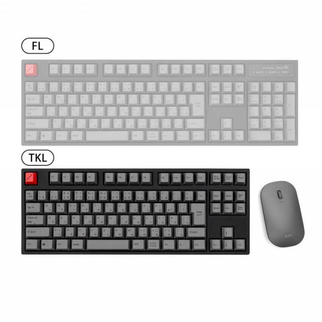 ARCHISS アーキス　キーボード Maestro TKL(クリア軸)(Mac/Windows11対応) ［有線 /USB］　AS-KBM91/TCGBA_2