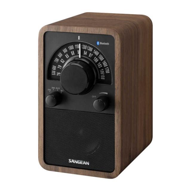 SANGEAN　ブルートゥーススピーカー　WR-304WALNUT-BLACK_1