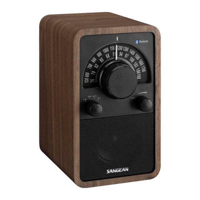 SANGEAN　ブルートゥーススピーカー　WR-304WALNUT-BLACK_2