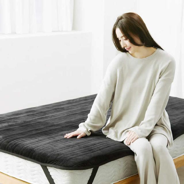 太陽 ヒツジのいらない敷きパッド ファイヤーブースト ブラック