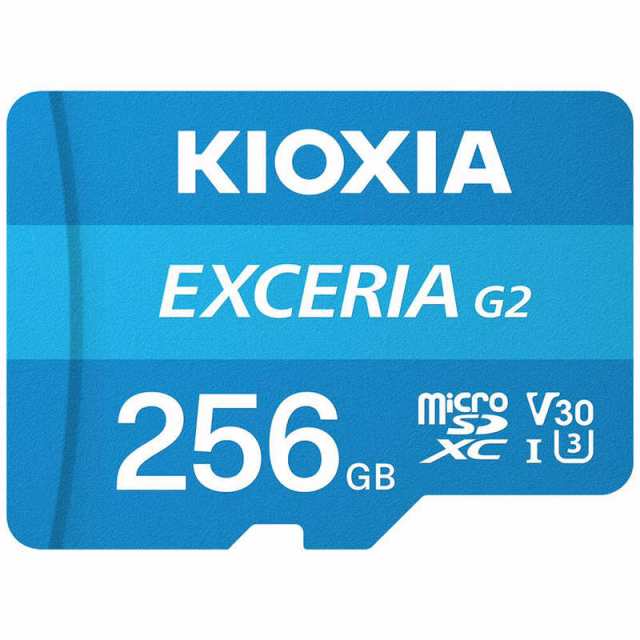 KIOXIA キオクシア　microSDXCカード EXCERIA (Class10/256GB)　KMU-B256GBK