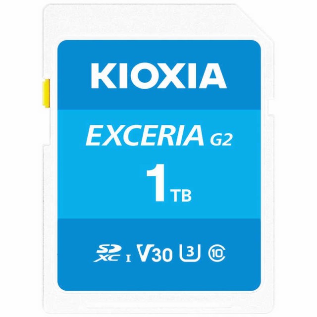 KIOXIA キオクシア　SDXCカード EXCERIA データ復旧サービス付き (Class10/1TB)　KSDU-B001TBK