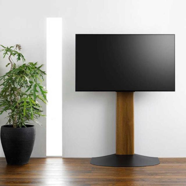 朝日木材 40〜77インチ対応 壁寄せスタンド Swing (壁寄せ・ハイタイプ