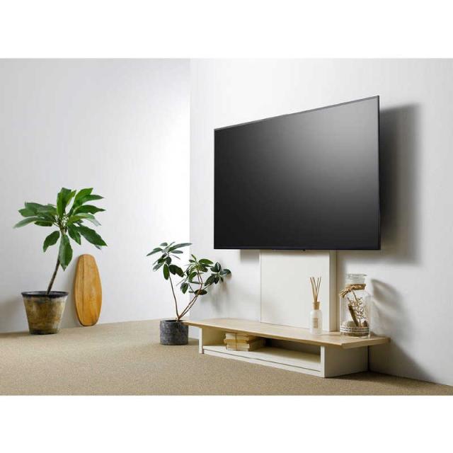 朝日木材　40〜65インチ対応 テレビスタンド (壁寄せラック) AS-WG1200-NA ナチュラル木目　AS-WG1200-NA_5
