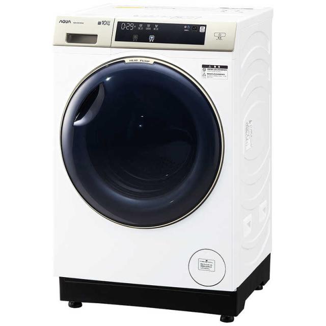 アクア　ドラム式洗濯機 10kg ヒートポンプ式 中古美品 アクア AQUA ドラム式洗濯乾燥機 洗濯10.0kg 乾燥5.0kg ヒートポンプ