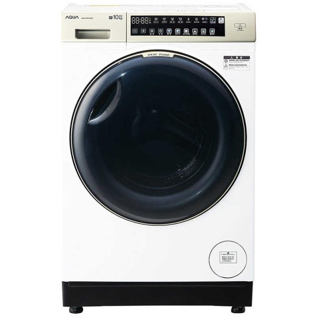アクア AQUA ドラム式洗濯乾燥機 洗濯10.0kg 乾燥5.0kg ヒートポンプ