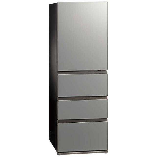 アクア　AQUA　冷蔵庫 4ドア 433L 右開き Delie＋(デリエ・プラス)シリーズ 幅59.5cm クリスタルシルバー　AQR-VZ43R-S（標準設置無料）