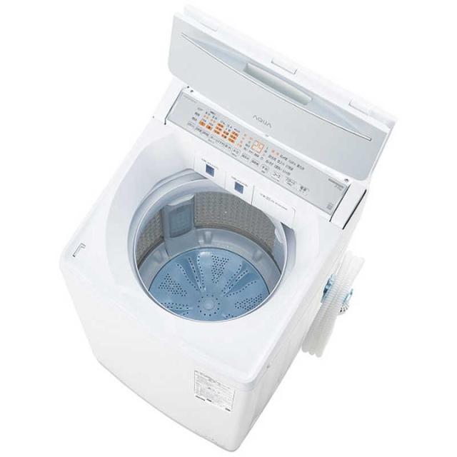 アクア　AQUA　全自動洗濯機 洗濯8.0kg VPシリーズ 柔らかコース 自動投入 ホワイト　AQW-VP801-W（標準設置無料）