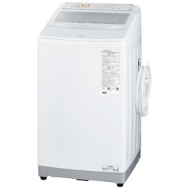 アクア　AQUA　全自動洗濯機 洗濯8.0kg VPシリーズ 柔らかコース 自動投入 ホワイト　AQW-VP801-W（標準設置無料）