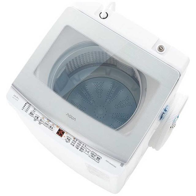 アクア AQUA 全自動洗濯機 洗濯10.0kg ホワイト AQW-V1001-W（標準設置 