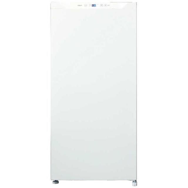 アクア　AQUA　冷凍庫 1ドア 93L 右開き 冷凍冷蔵切替 ファン式 幅48cm サテンホワイト　AQF-FA9R-W（標準設置無料）