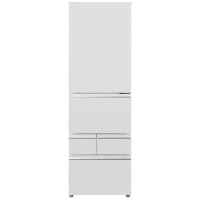 アクア　AQUA　冷蔵庫 5ドア 401L 右開き 真ん中野菜室 幅60cm ライトグレー　AQR-S40A-W（標準設置無料）