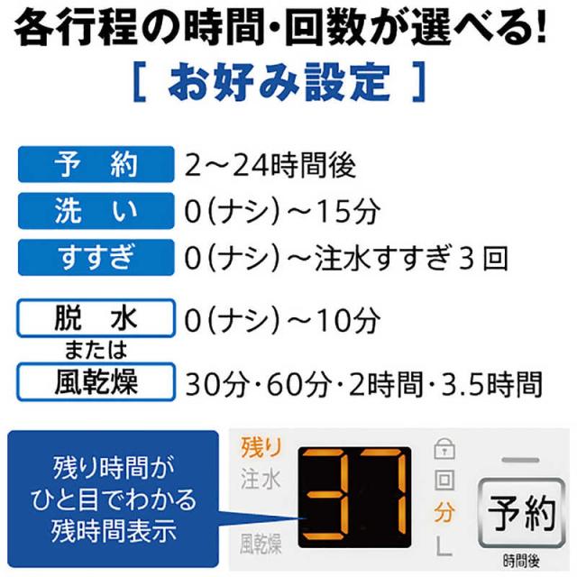 アクア　AQUA　全自動洗濯機 洗濯7.0kg ホワイト　AQW-S701A-W（標準設置無料）_14