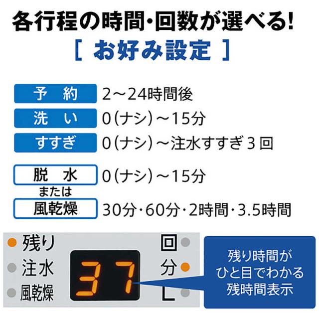 アクア　AQUA　全自動洗濯機 洗濯4.5kg ホワイト　AQW-S451A-W（標準設置無料）_8