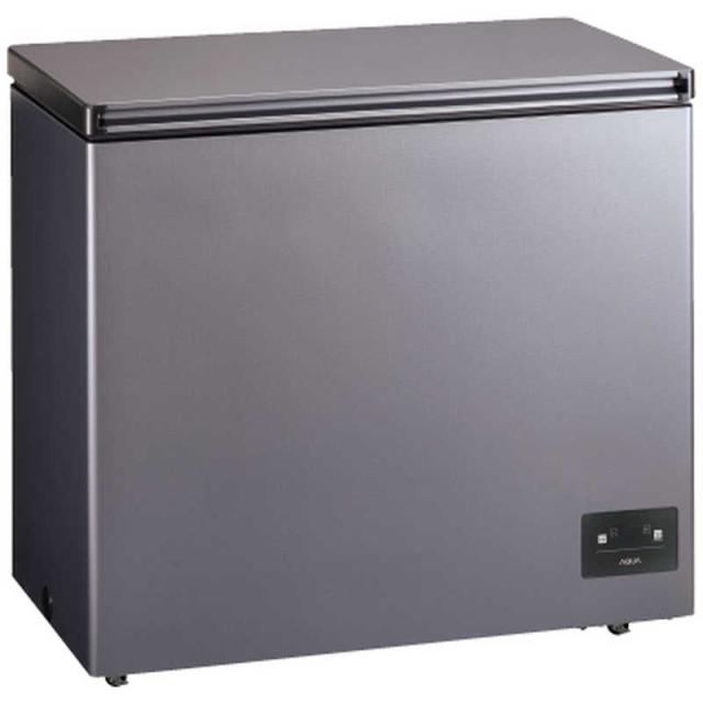 アクア　AQUA　冷凍庫 1ドア 198L 上開き ファン式 チェストタイプ 幅94cm ダークシルバー　AQF-F20CR-DS（標準設置無料） アクア AQUA 冷凍庫 1ドア 198L 上開き ファン式 チェストタイプ 幅