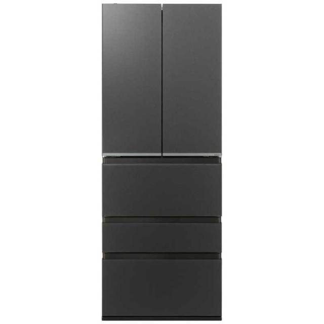 アクア　AQUA　冷蔵庫 5ドア 501L フレンチドア(観音開き) 見える野菜室 クッキングアシスト 幅70cm マットクリアブラック　AQR-TXA50A-K（標準設置無料） 139,000円