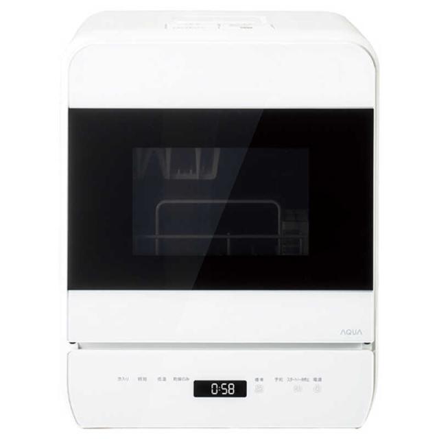 アクア　AQUA　食器洗い乾燥機 AQUA ［4人用 / 設置工事不要］ ホワイト　ADW-M28B-W