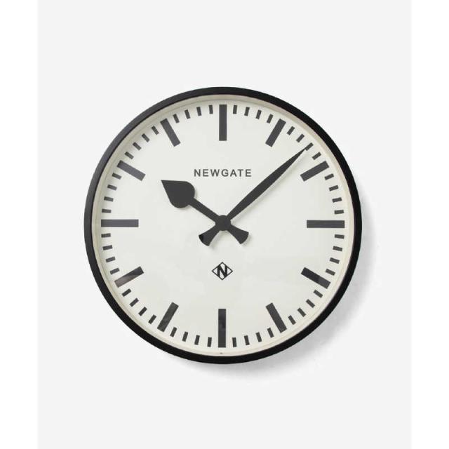NEWGATE　ナンバースリー レールウェイ 壁掛け時計 直径37cm ブラック　NGT0000001005C02ZZZ
