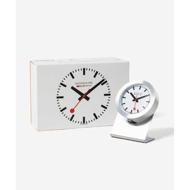 MONDAINE　置き時計 マグネット クロック 5cm ホワイト　A660.30318.81SBB