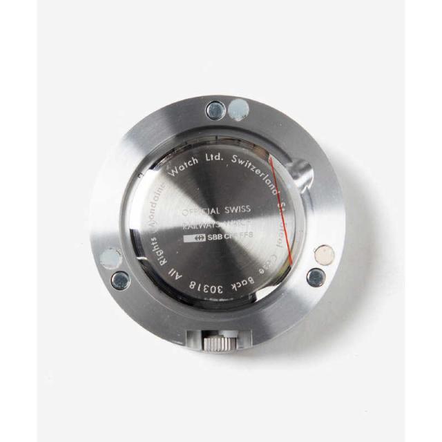 MONDAINE 置き時計 マグネット クロック 5cm ホワイト A660.30318.81