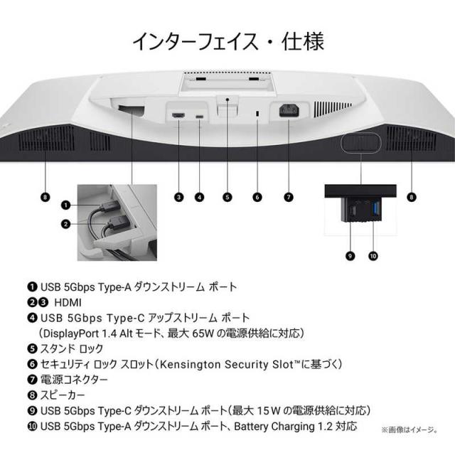 DELL　デル　液晶ディスプレイ Sシリーズ/27/IPS/3840x2160/120/4ms/P対 ［ 27型 / 4K(3840×2160) / ワイド ］ シルバー　S2725QC-R_9