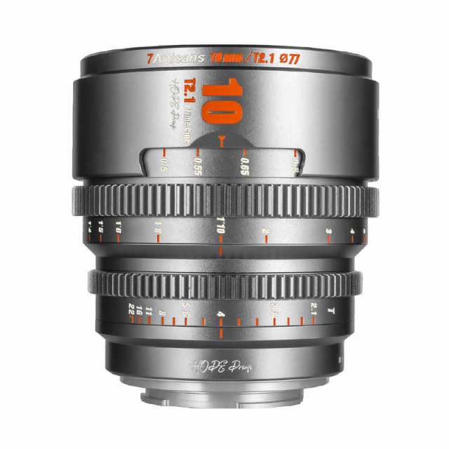 七工匠　シネマレンズ 7Artisans HOPE Prime 10mm T2.1 Super 35mm 富士フイルムXマウント ［FUJIFILM X /単焦点レンズ］ チタングレー　