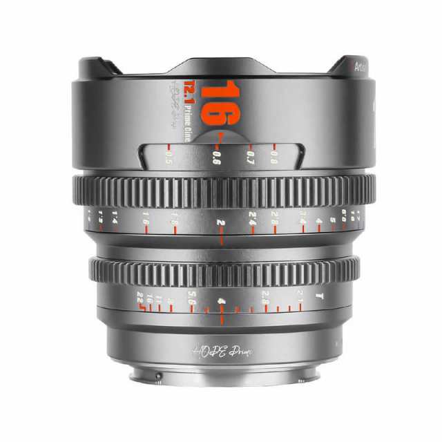 七工匠　シネマレンズ 7Artisans HOPE Prime 16mm T2.1 Super 35mm キヤノンRFマウント ［キヤノンRF /単焦点レンズ］ チタングレー　7A-