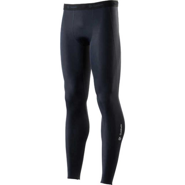 ゴールドウィン　C3fit (シースリーフィット) メンズ コンプレッションロングタイツ ブラック 1(S) 【返品交換不可】　GC04351