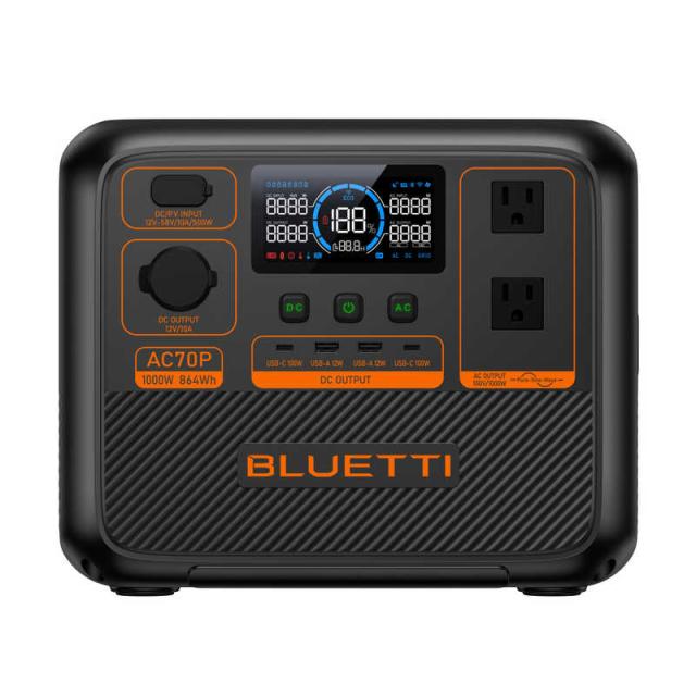 BLUETTI　プレミアムシリーズ 864Wh ポータブル電源　AC70P_1